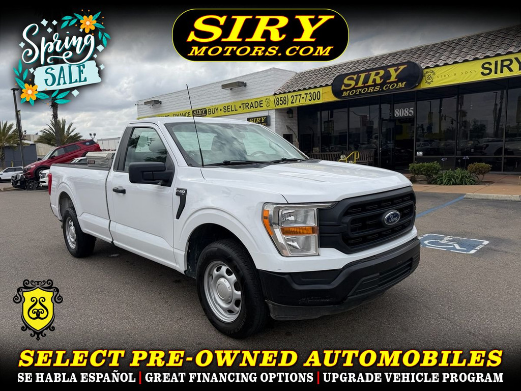 2022 FORD F150 REGULAR CAB for sale in SAN DIEGO