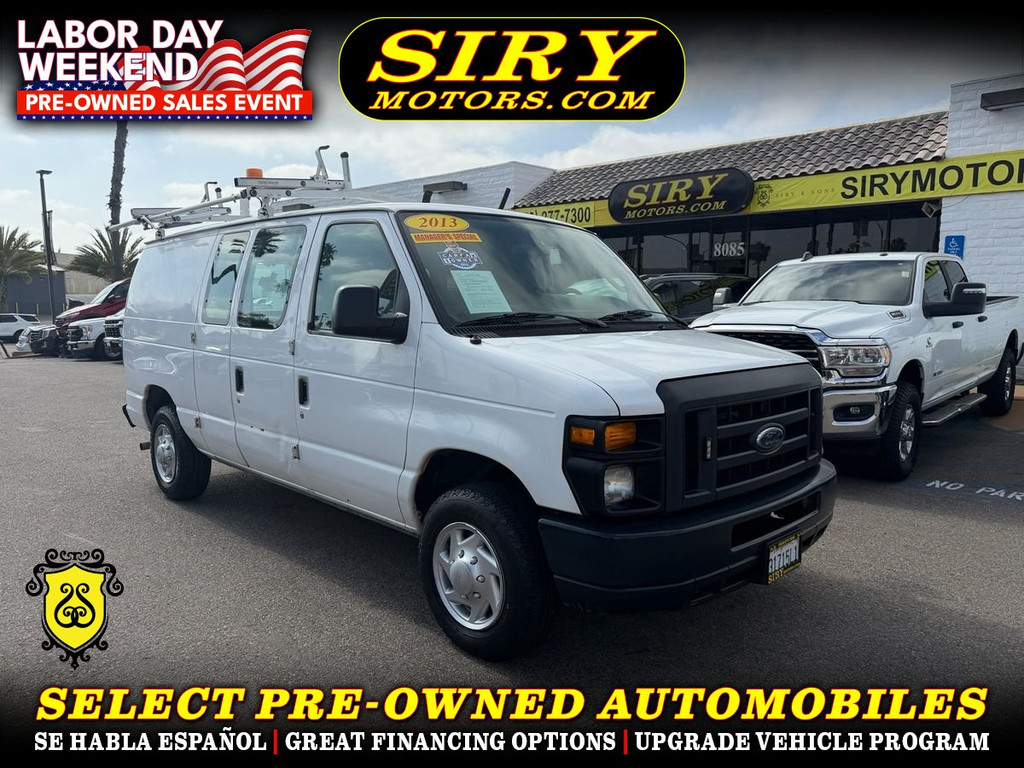 2013 FORD E150 CARGO for sale in SAN DIEGO