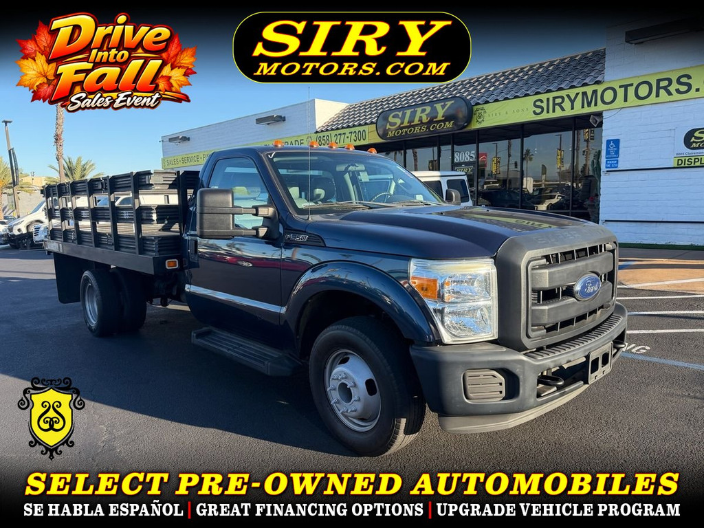 2016 FORD F350 SUPER DUTY REGULAR CAB & CHASSIS for sale in SAN DIEGO