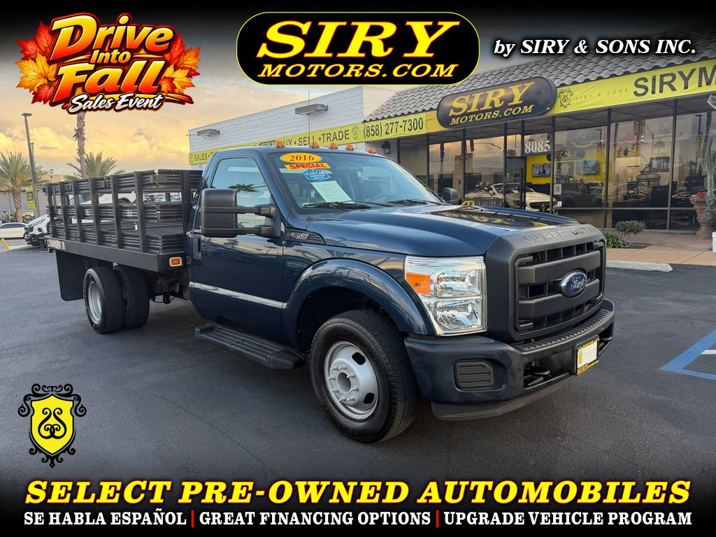 2016 FORD F350 SUPER DUTY REGULAR CAB & CHASSIS for sale in CHULA VISTA