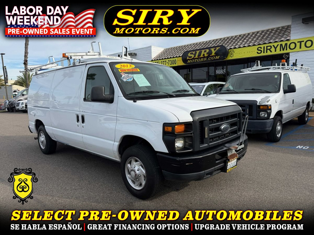 2013 FORD E150 CARGO for sale in CHULA VISTA
