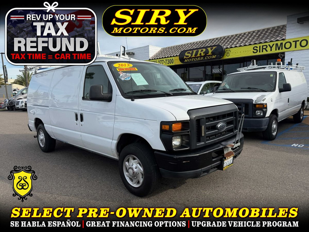 2013 FORD E150 CARGO for sale in CHULA VISTA