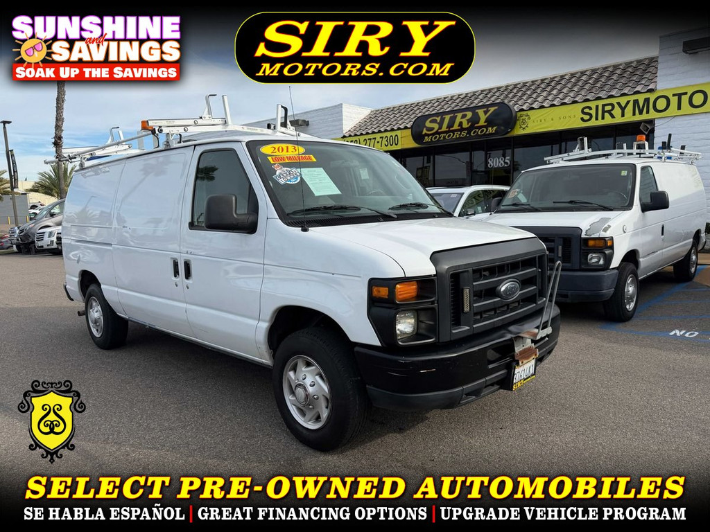 2013 FORD E150 CARGO for sale in CHULA VISTA
