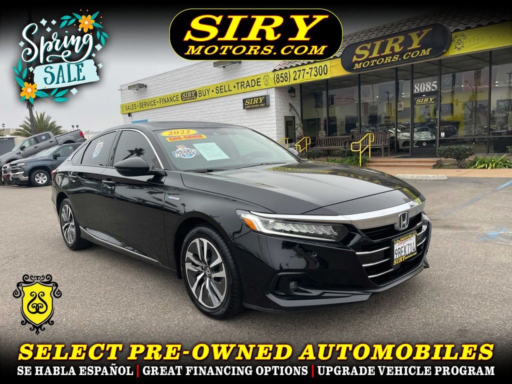 2022 HONDA ACCORD HYBRID for sale in CHULA VISTA