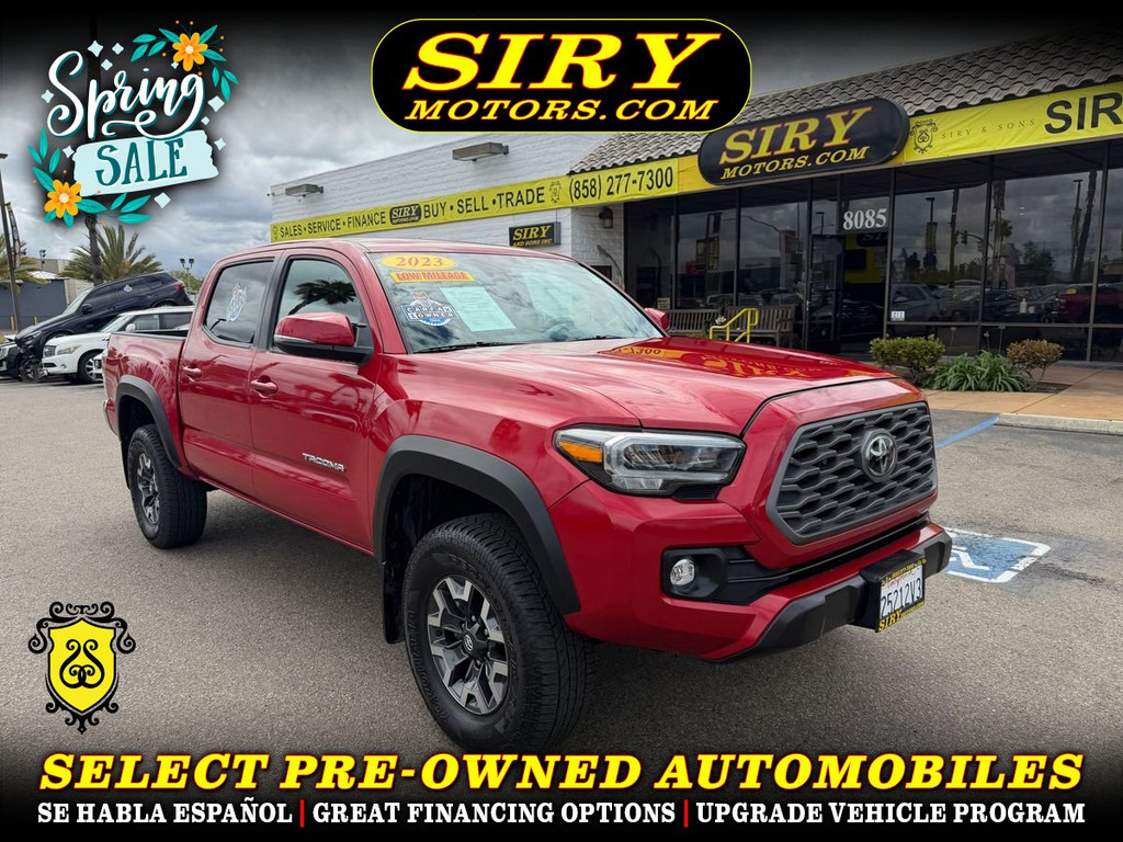 2023 TOYOTA TACOMA DOUBLE CAB for sale in SAN DIEGO