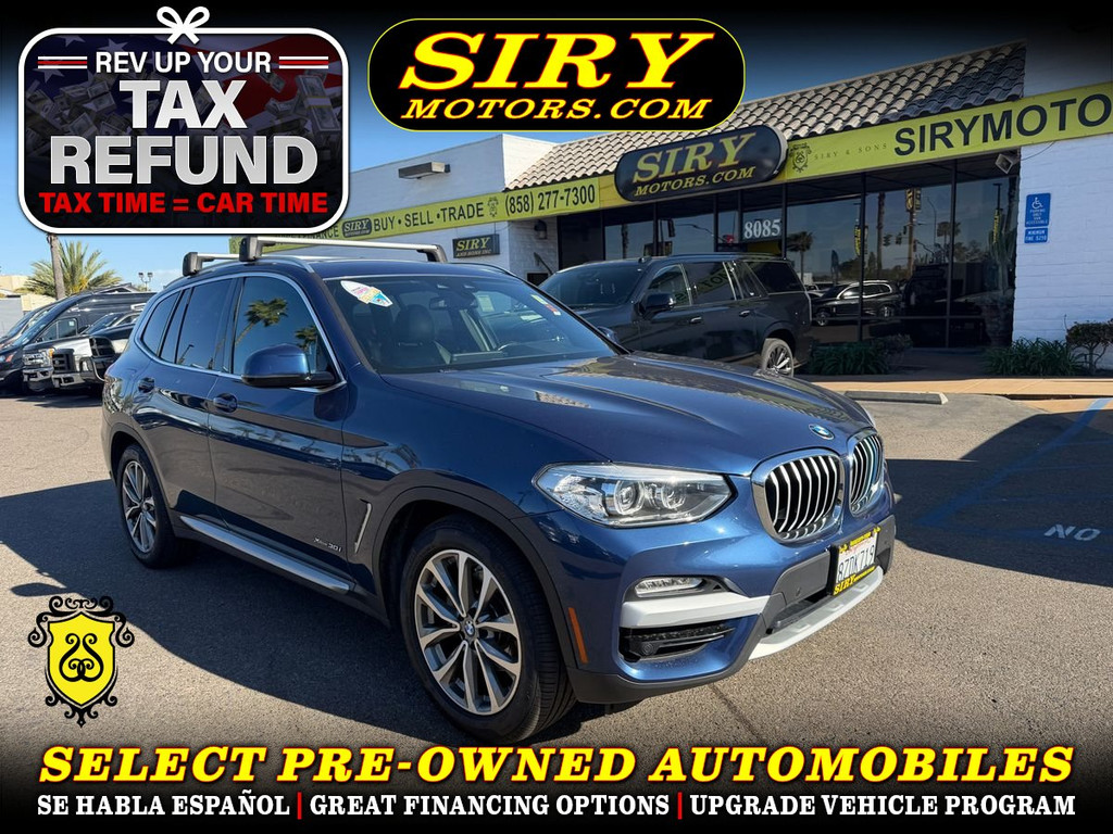 2018 BMW X3 for sale in SAN DIEGO