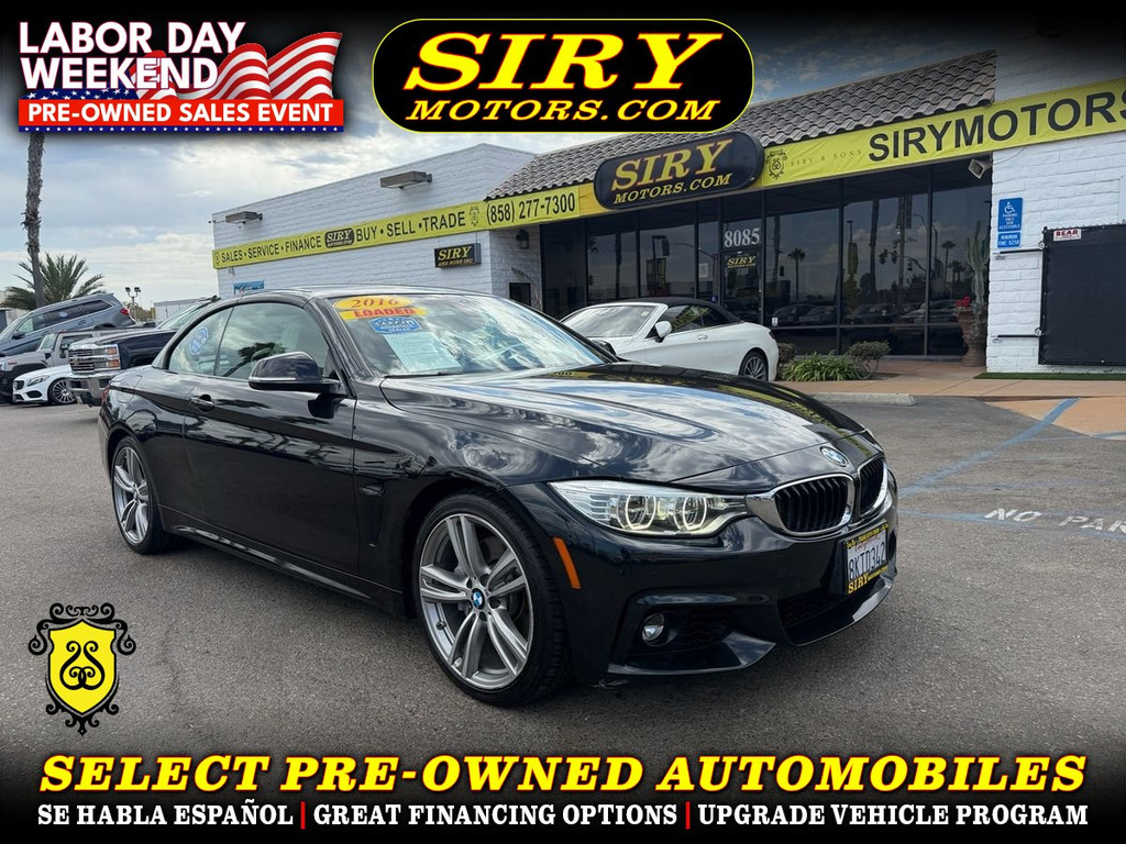 2016 BMW 4 SERIES for sale in SAN DIEGO
