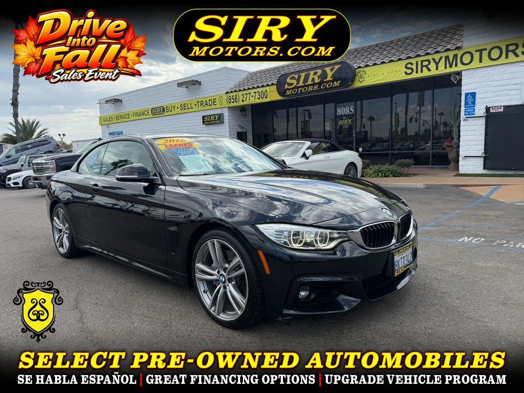 2016 BMW 4 SERIES for sale in SAN DIEGO