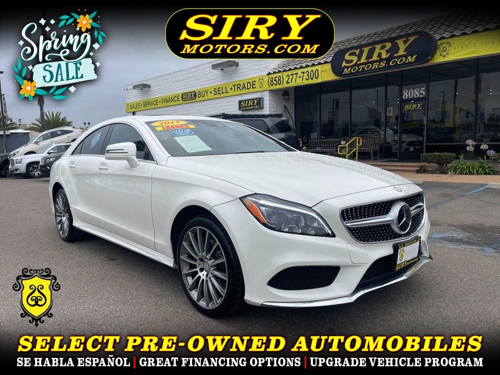 2015 MERCEDES-BENZ CLS-CLASS for sale in SAN DIEGO
