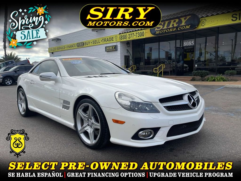 2011 MERCEDES-BENZ SL-CLASS for sale in SAN DIEGO