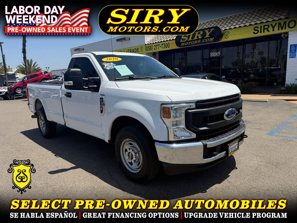 2020 FORD F250 SUPER DUTY REGULAR CAB for sale in SAN DIEGO