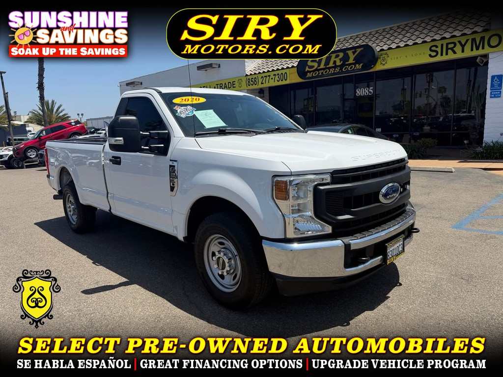 2020 FORD F250 SUPER DUTY REGULAR CAB for sale in SAN DIEGO