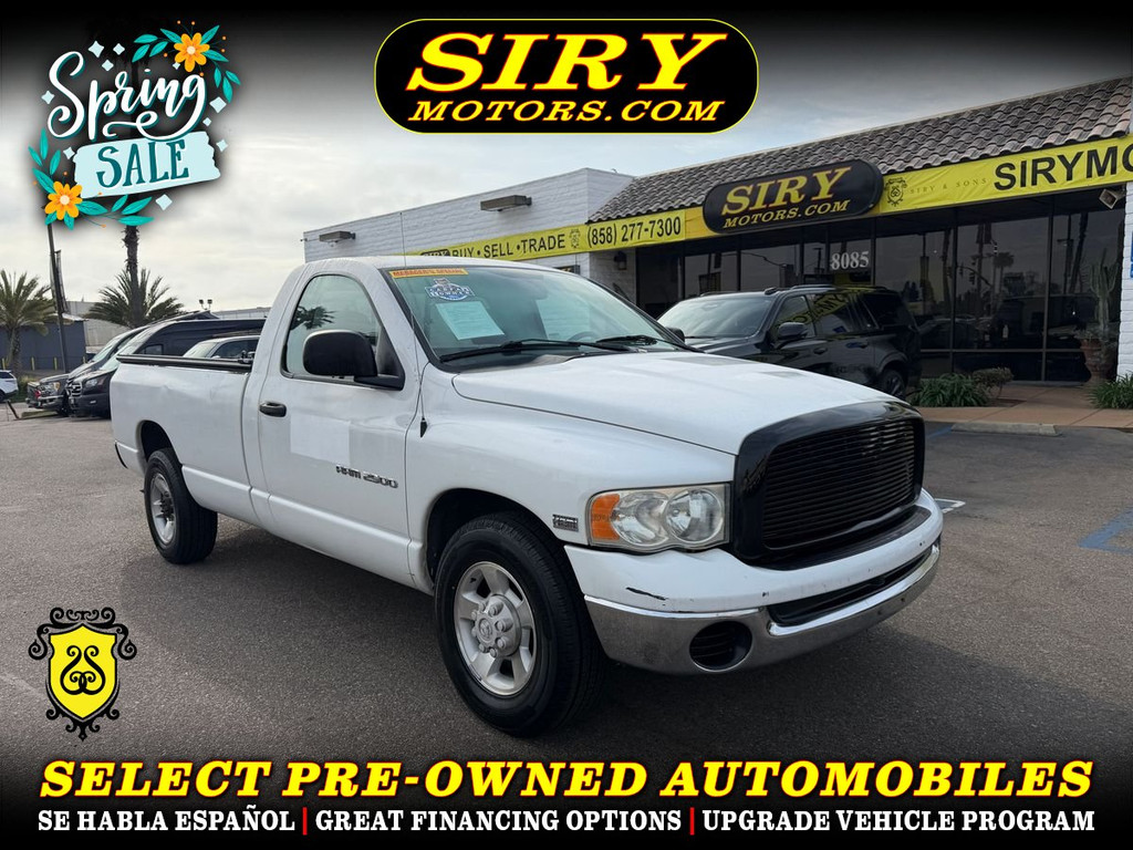 2003 DODGE RAM 2500 REGULAR CAB LONG BED for sale in CHULA VISTA