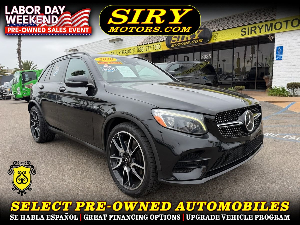 2018 MERCEDES-BENZ MERCEDES-AMG GLC for sale in SAN DIEGO