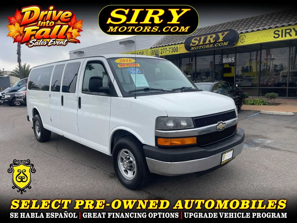 2016 CHEVROLET EXPRESS 3500 PASSENGER for sale in CHULA VISTA
