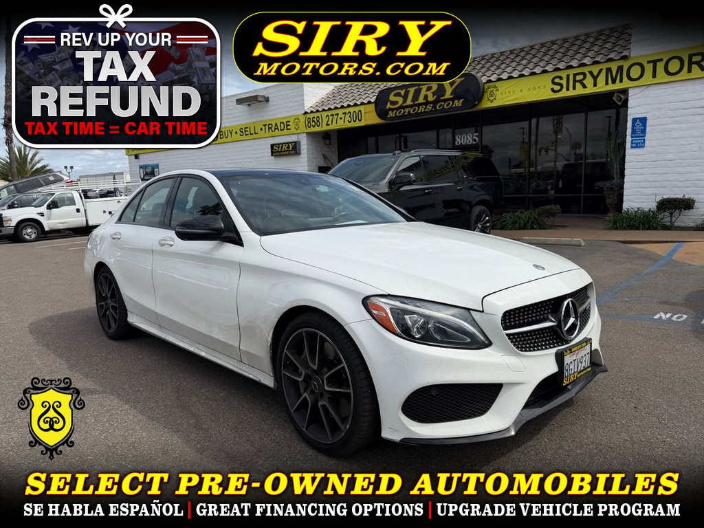 2018 MERCEDES-BENZ MERCEDES-AMG C-CLASS for sale in SAN DIEGO