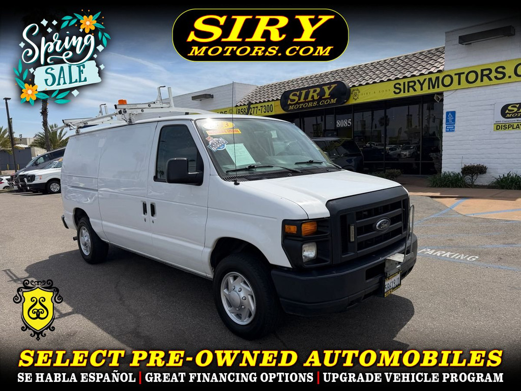 2013 FORD E150 CARGO for sale in CHULA VISTA