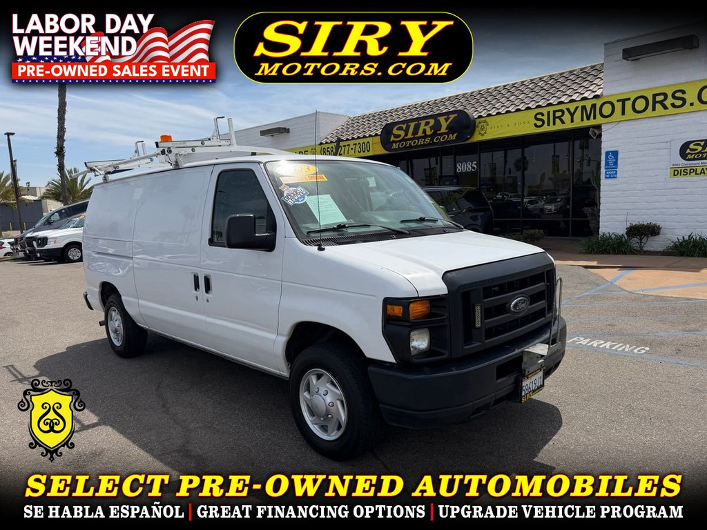 2013 FORD E150 CARGO for sale in CHULA VISTA