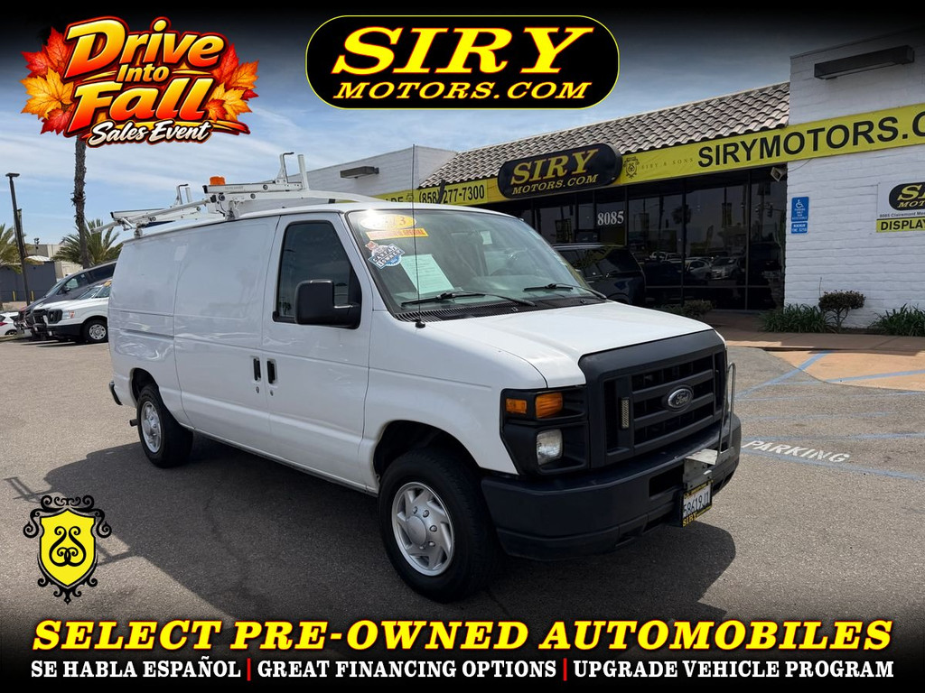 2013 FORD E150 CARGO for sale in CHULA VISTA