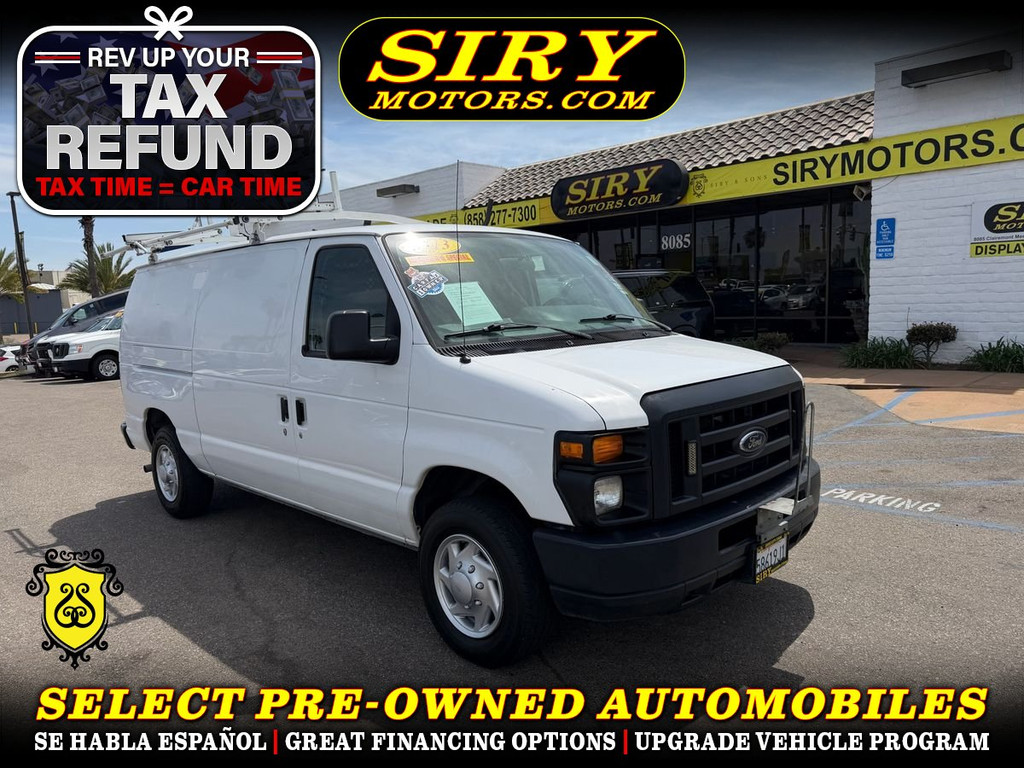2013 FORD E150 CARGO for sale in CHULA VISTA