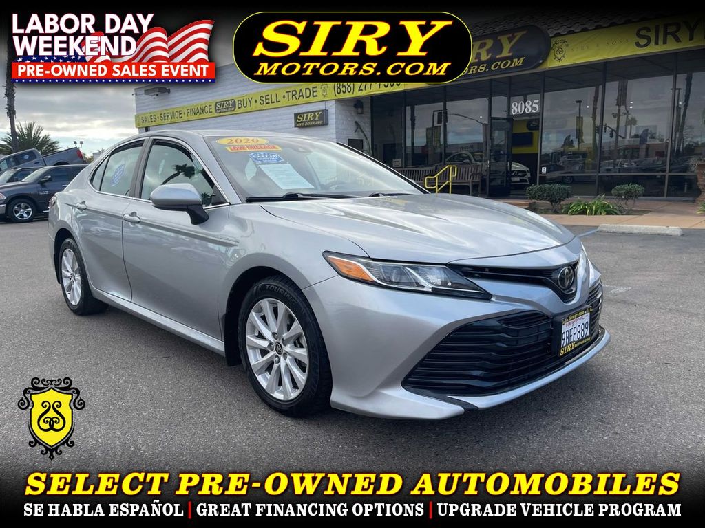 2020 TOYOTA CAMRY for sale in SAN DIEGO