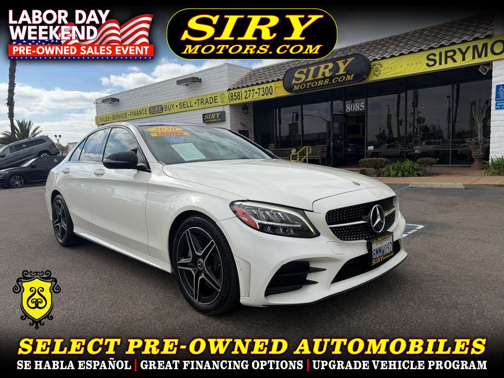 2020 MERCEDES-BENZ C-CLASS for sale in CHULA VISTA