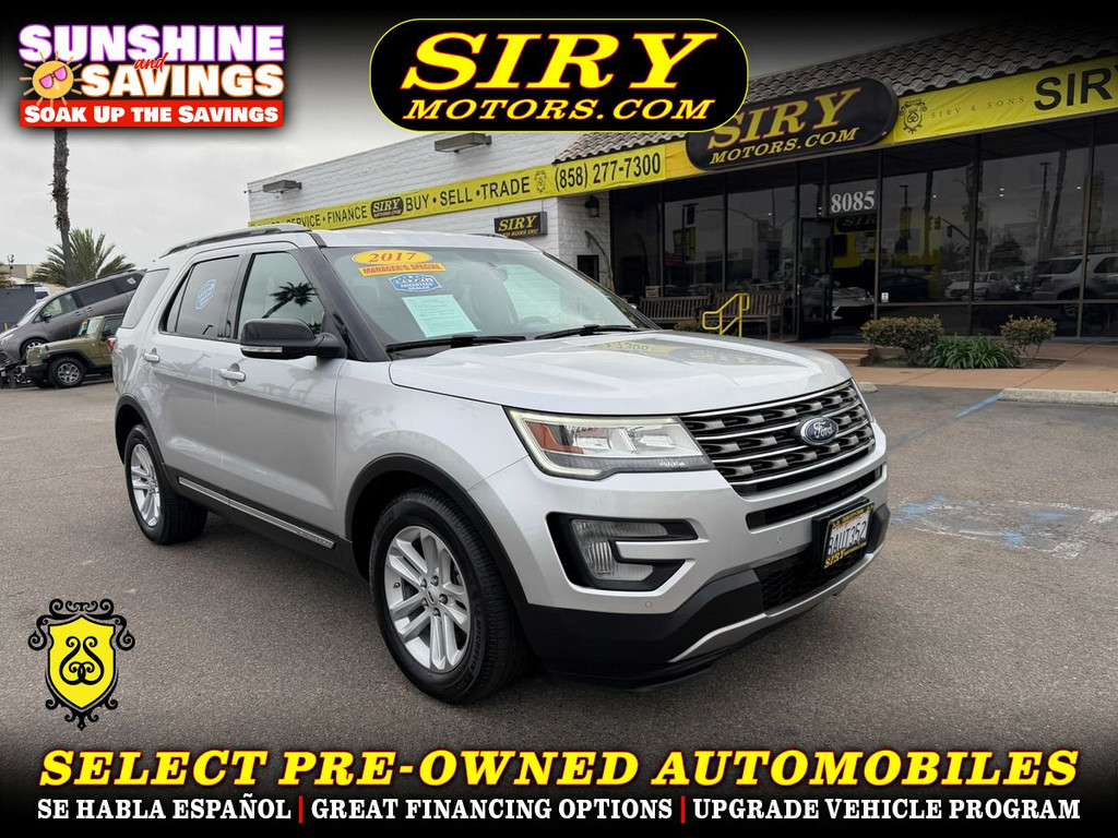 2017 FORD EXPLORER for sale in CHULA VISTA