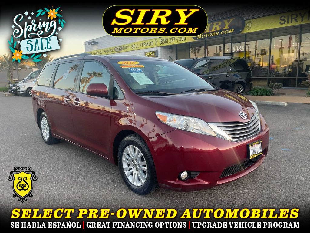 2015 TOYOTA SIENNA for sale in CHULA VISTA