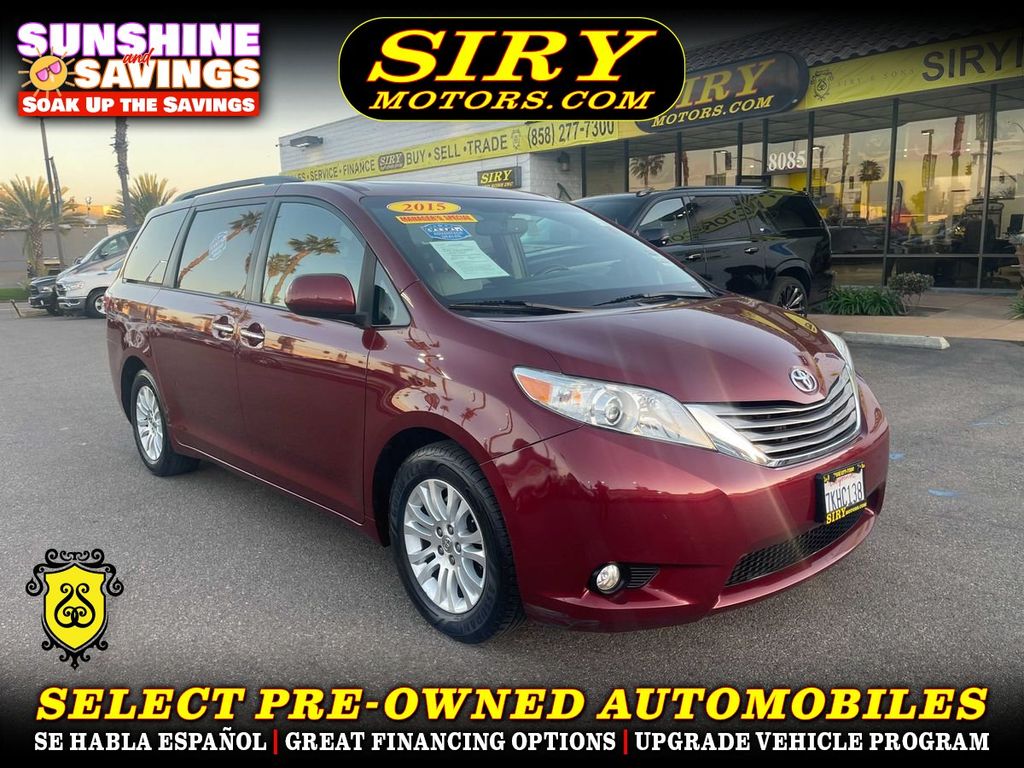 2015 TOYOTA SIENNA for sale in CHULA VISTA