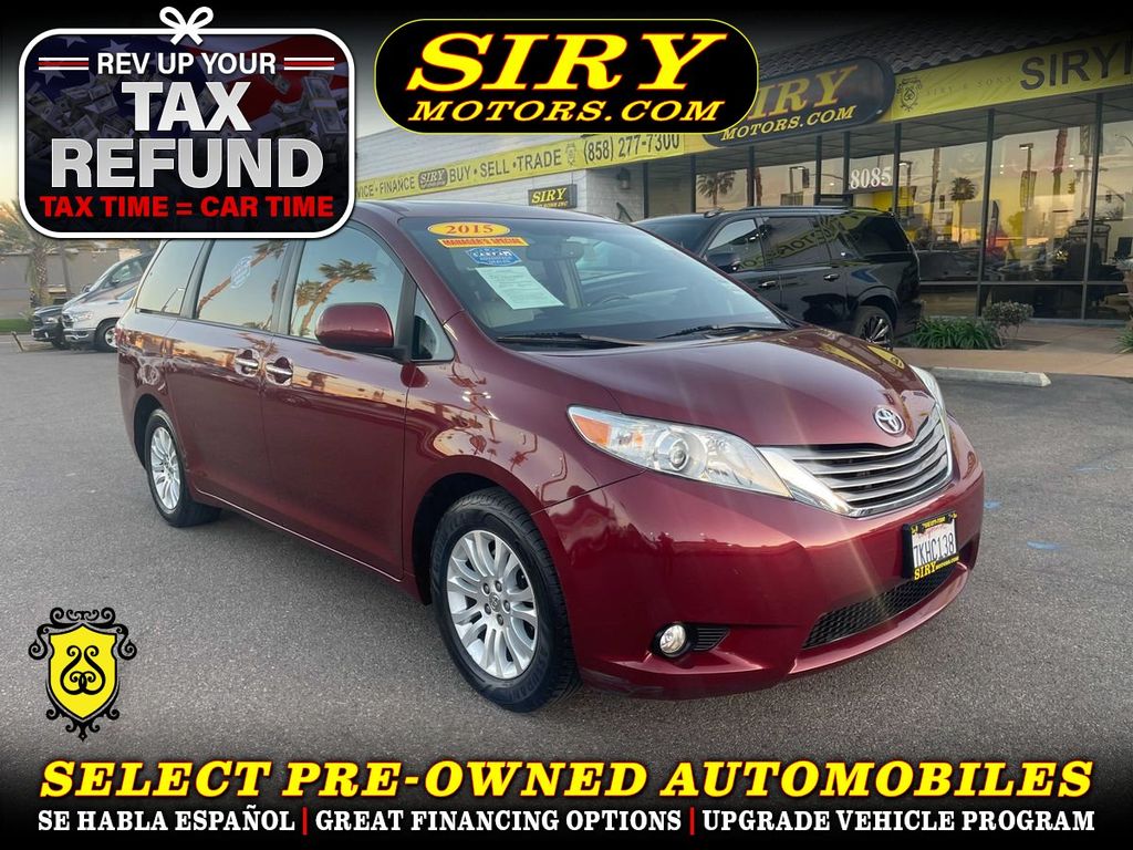 2015 TOYOTA SIENNA for sale in CHULA VISTA