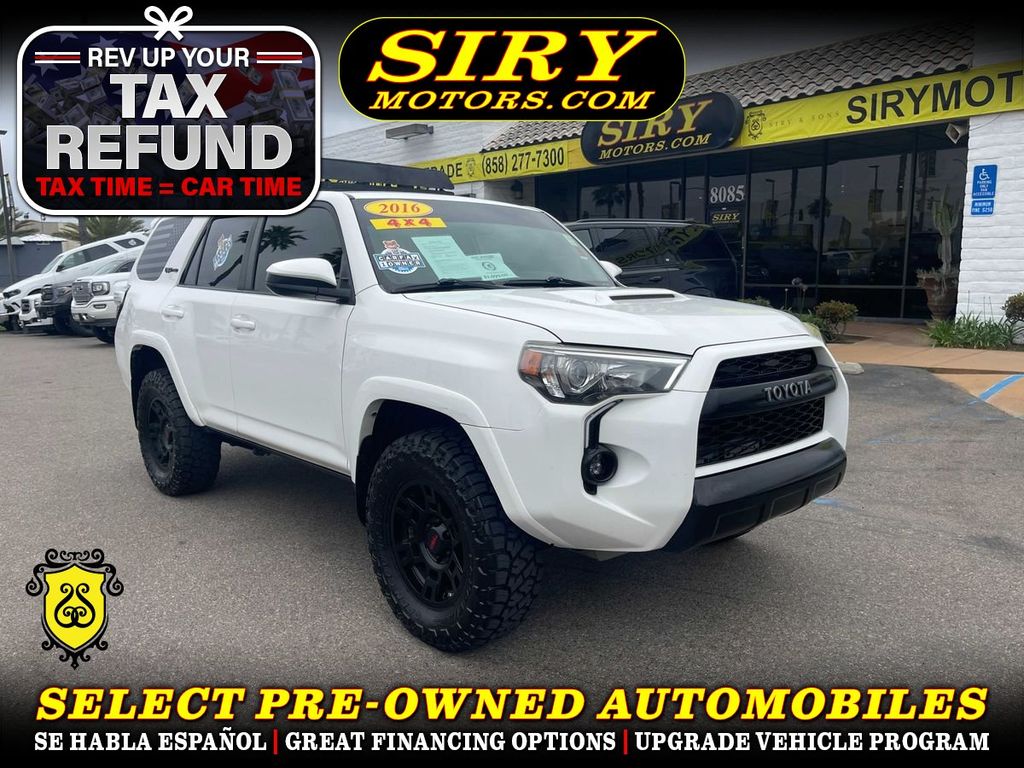 2016 TOYOTA 4RUNNER for sale in SAN DIEGO