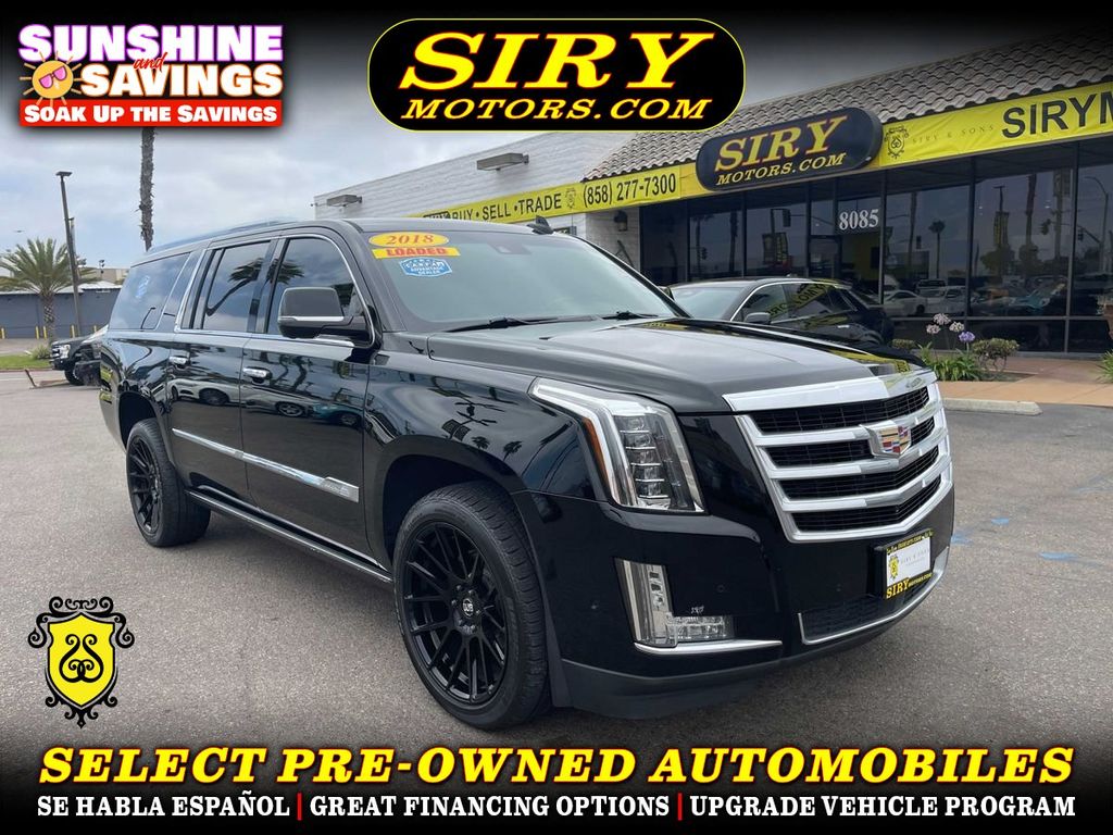 2018 CADILLAC ESCALADE ESV for sale in SAN DIEGO
