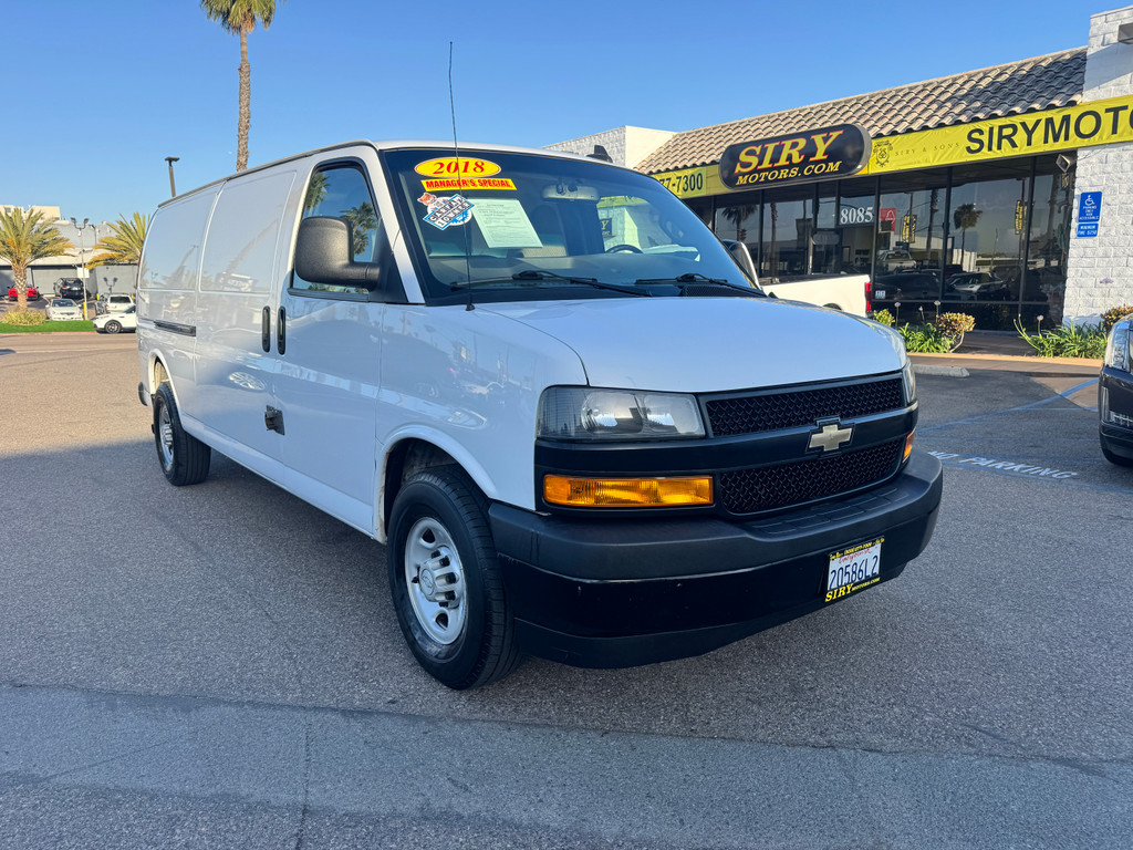 2018 CHEVROLET EXPRESS 3500 CARGO for sale in CHULA VISTA