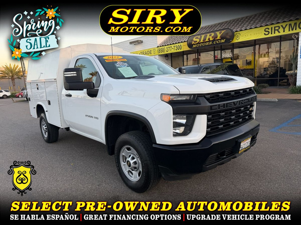 2022 CHEVROLET SILVERADO 2500 HD REGULAR CAB for sale in CHULA VISTA