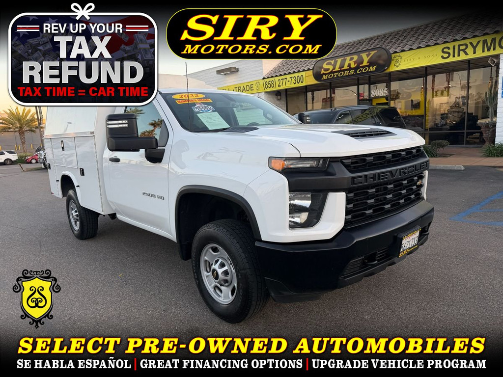 2022 CHEVROLET SILVERADO 2500 HD REGULAR CAB for sale in CHULA VISTA