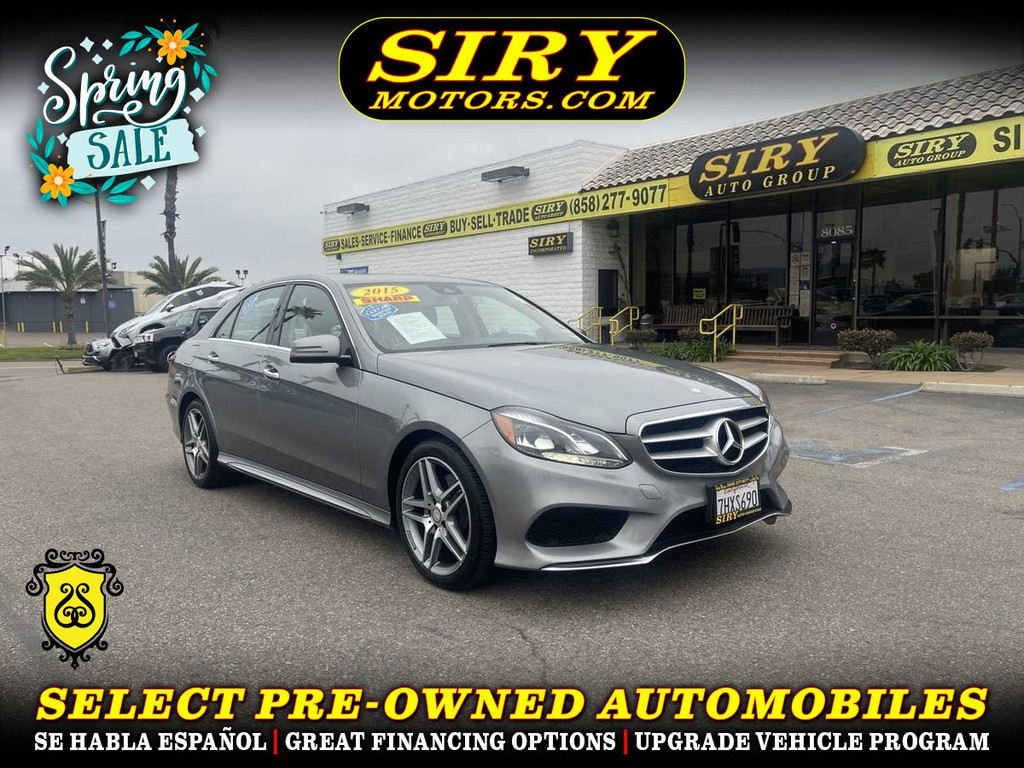 2015 MERCEDES-BENZ E-CLASS for sale in SAN DIEGO