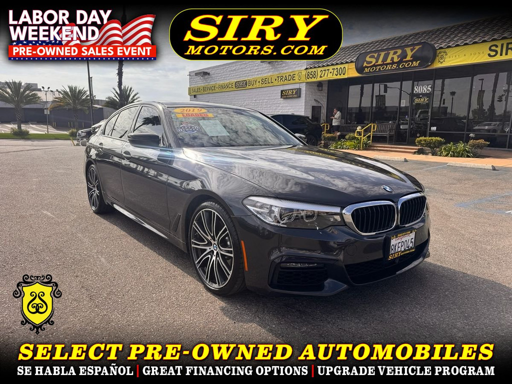 2019 BMW 5 SERIES for sale in SAN DIEGO
