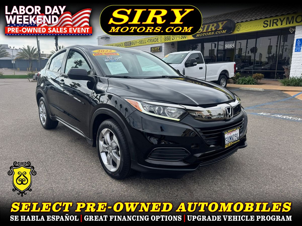 2022 HONDA HR-V for sale in CHULA VISTA