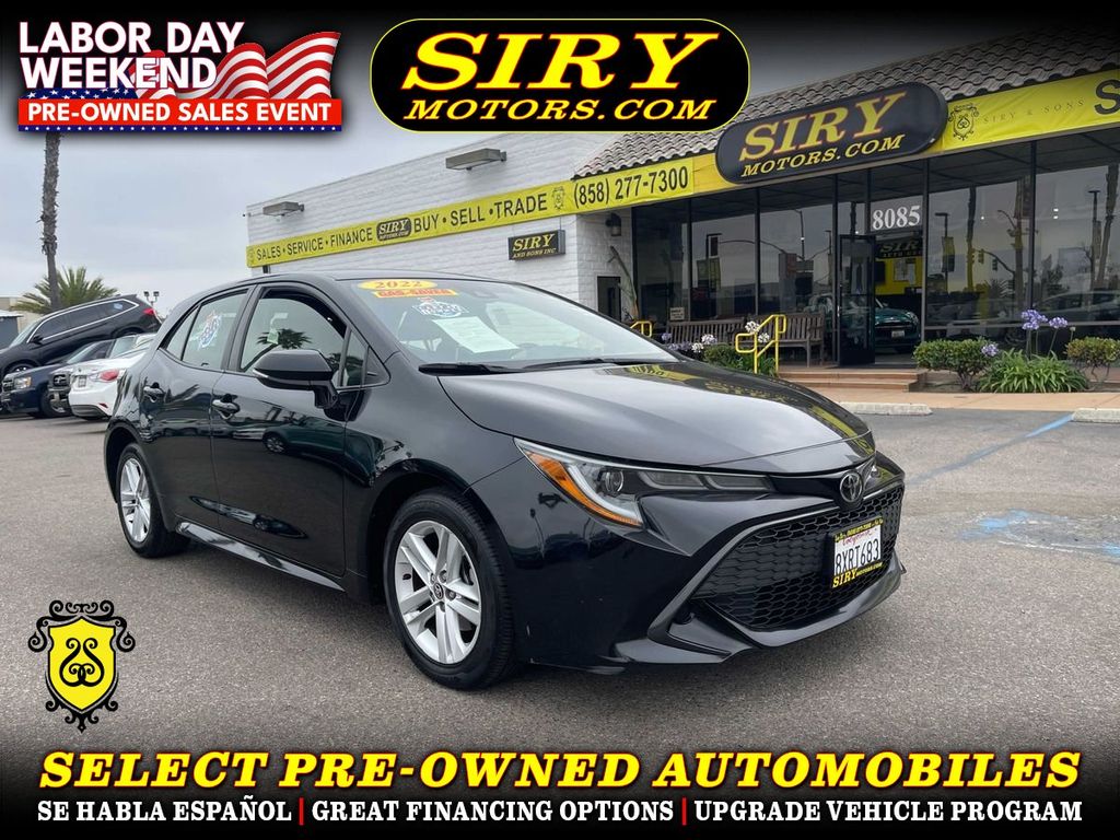 2022 TOYOTA COROLLA HATCHBACK for sale in CHULA VISTA