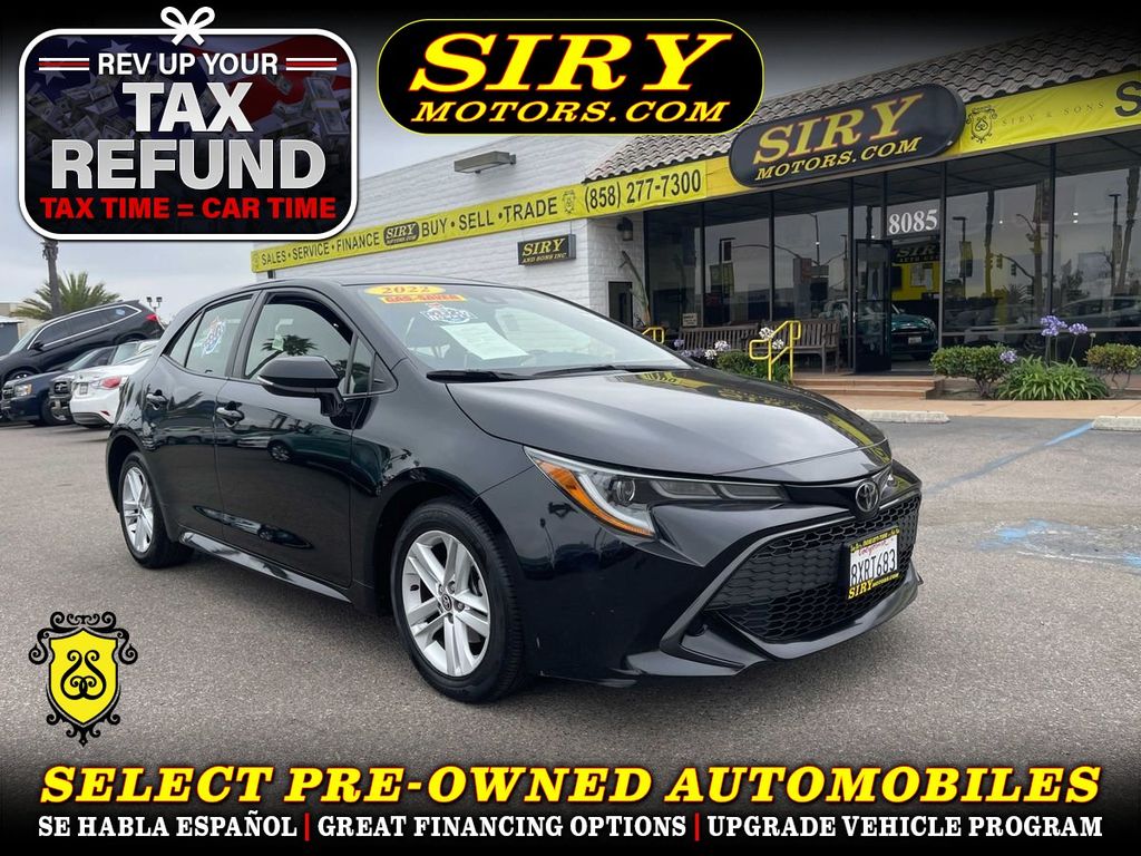 2022 TOYOTA COROLLA HATCHBACK for sale in CHULA VISTA