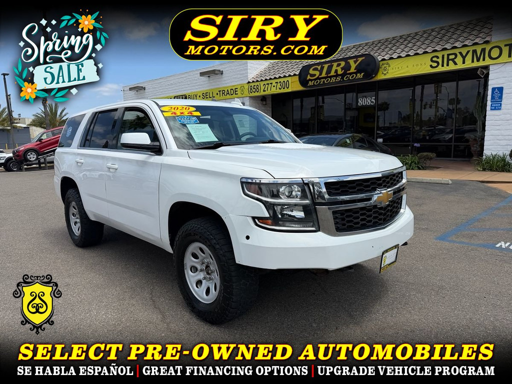 2020 CHEVROLET TAHOE for sale in SAN DIEGO