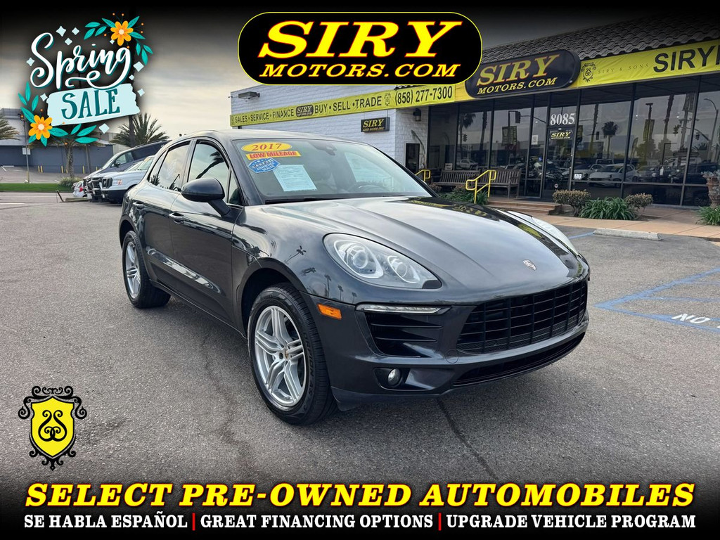 2017 PORSCHE MACAN for sale in SAN DIEGO