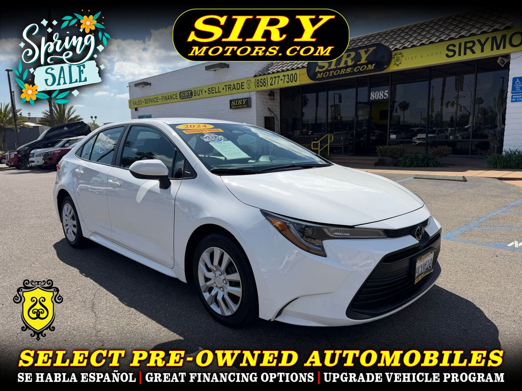 2024 TOYOTA COROLLA for sale in CHULA VISTA