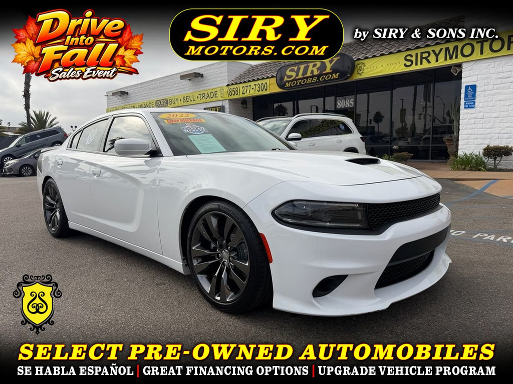 2022 DODGE CHARGER for sale in SAN DIEGO
