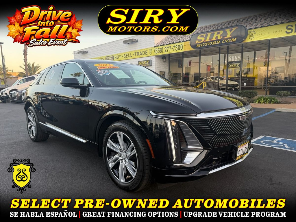 2024 CADILLAC LYRIQ for sale in CHULA VISTA