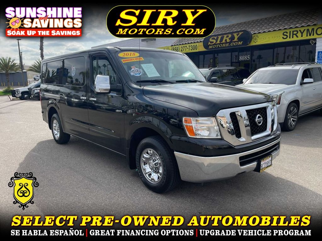 2018 NISSAN NV3500 HD PASSENGER for sale in SAN DIEGO