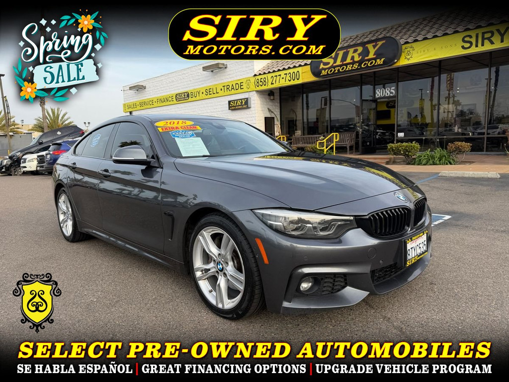 2018 BMW 4 SERIES for sale in CHULA VISTA