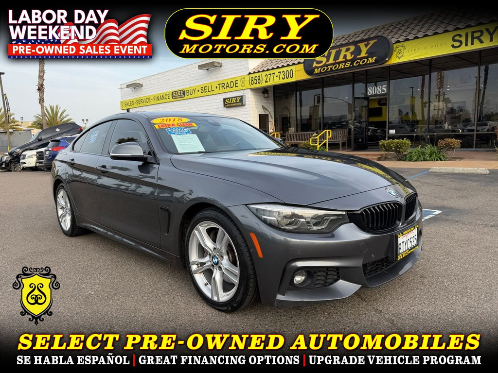 2018 BMW 4 SERIES for sale in CHULA VISTA