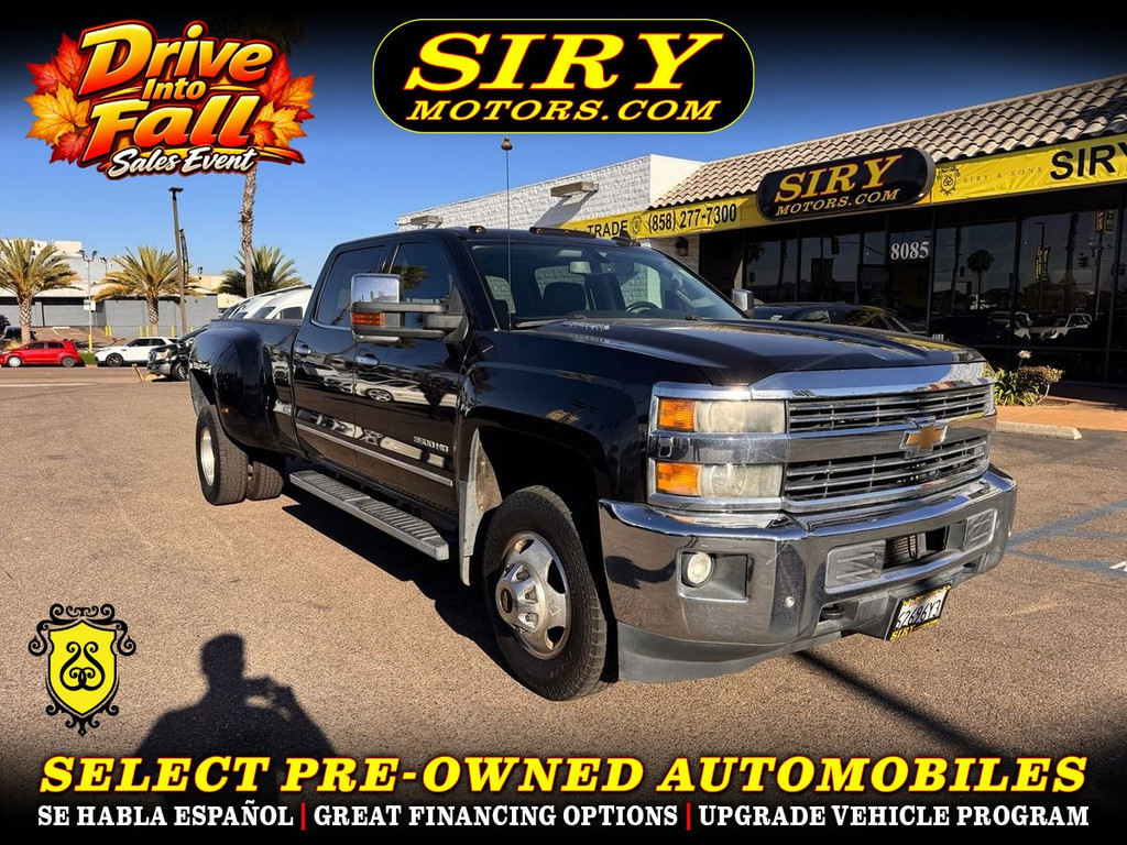 2015 CHEVROLET SILVERADO 3500 HD CREW CAB for sale in SAN DIEGO