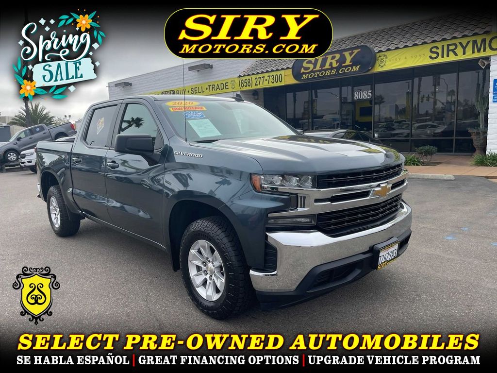 2020 CHEVROLET SILVERADO 1500 CREW CAB for sale in SAN DIEGO